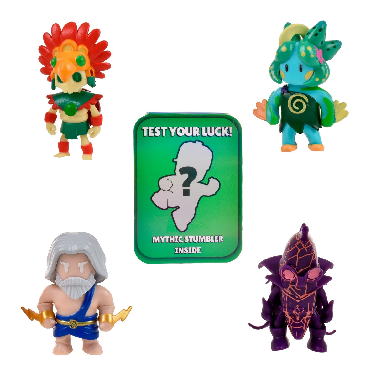 Pack De 5 Figuras 5 Cms Stumble Guys Mythic - Guardian Of El Dorado