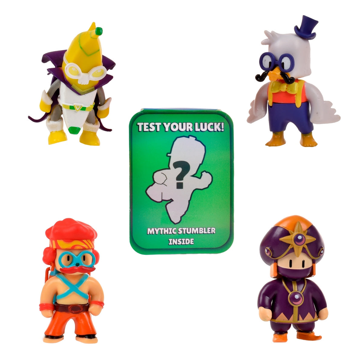 Pack De 5 Figuras 5 Cms Stumble Guys Mythic - Darkpeel Prime