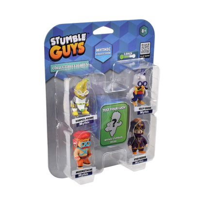 Pack De 5 Figuras 5 Cms Stumble Guys Mythic - Darkpeel Prime