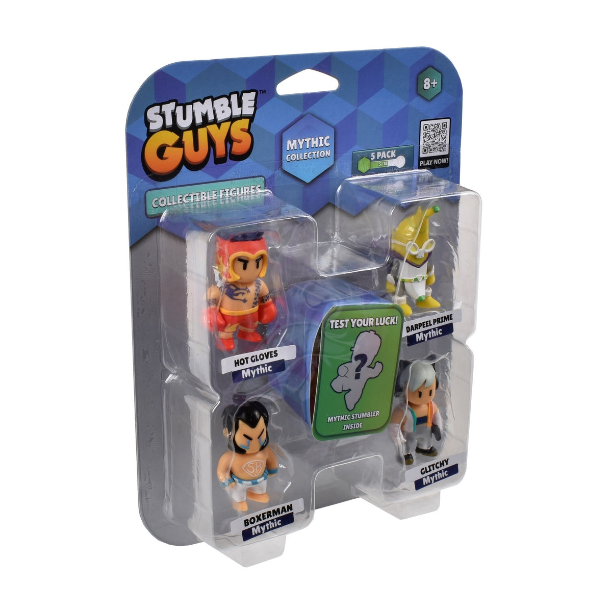 Pack De 5 Figuras 5 Cms Stumble Guys Mythic - Hot Gloves