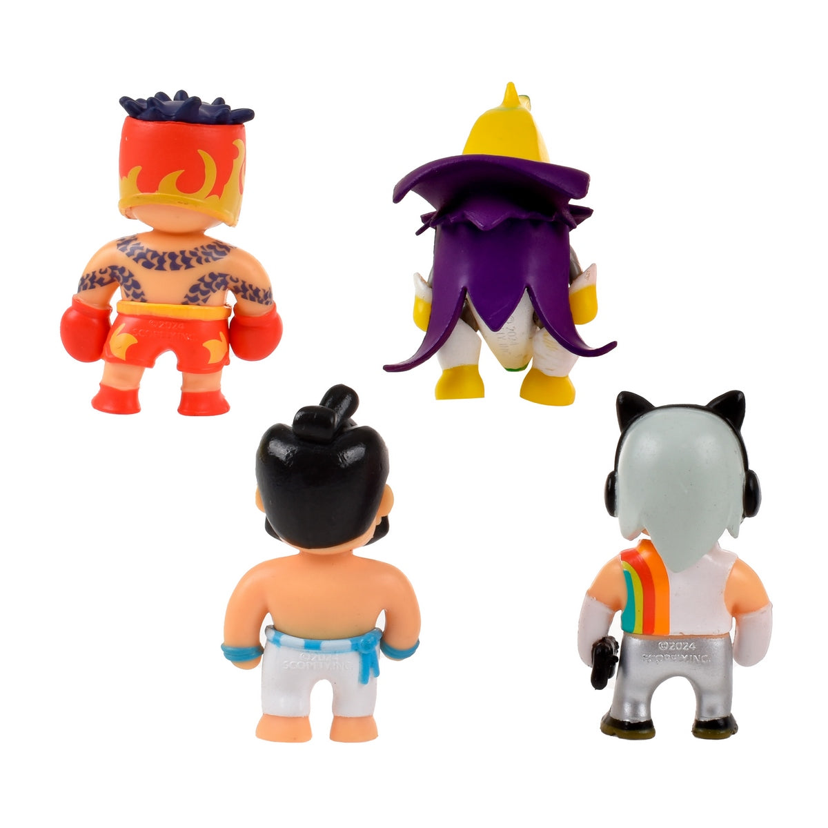 Pack De 5 Figuras 5 Cms Stumble Guys Mythic - Hot Gloves