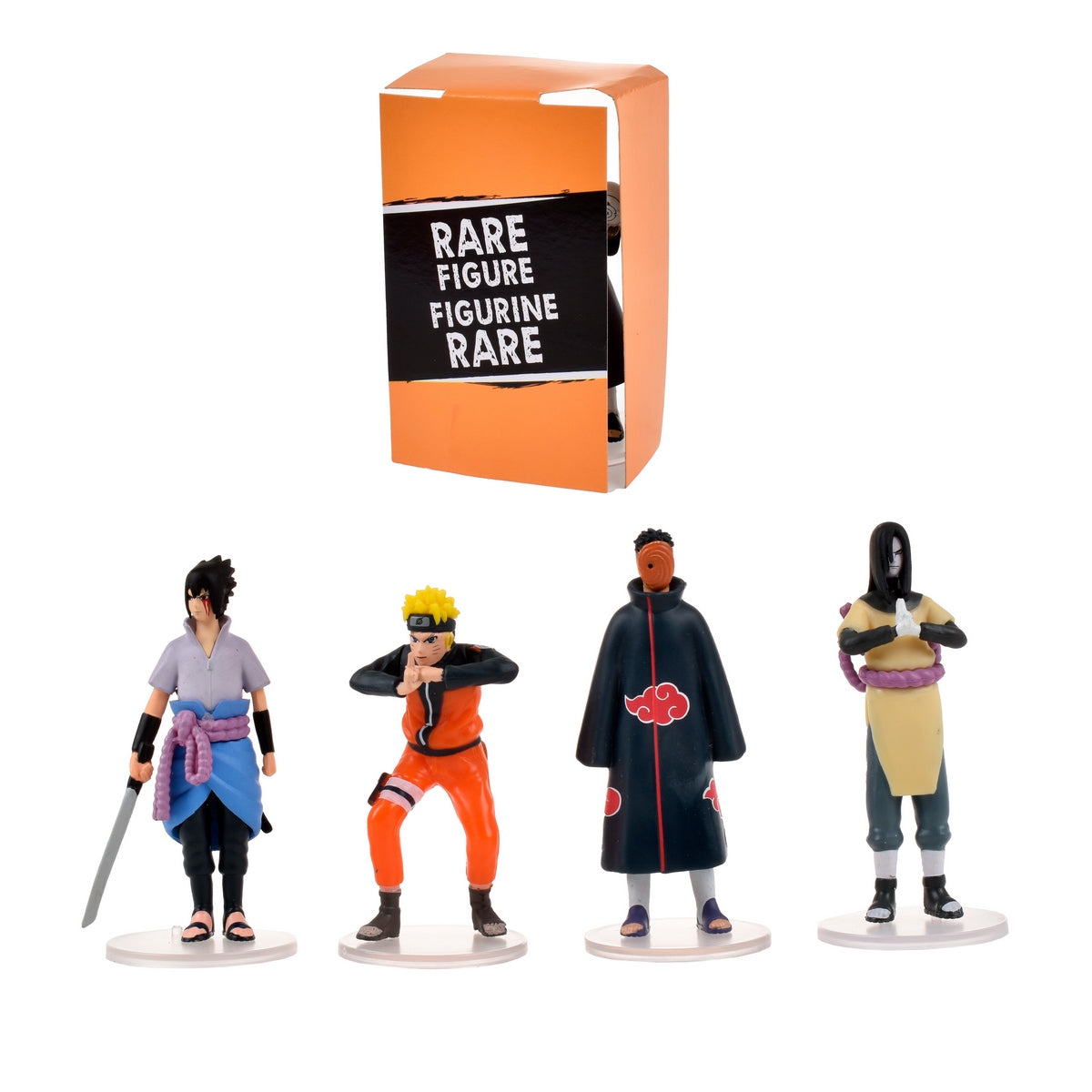 Pack 5 Figuras Coleccionables 7 Cm Naruto - Sasuke