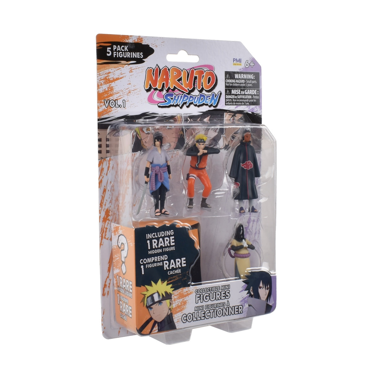 Pack 5 Figuras Coleccionables 7 Cm Naruto - Sasuke