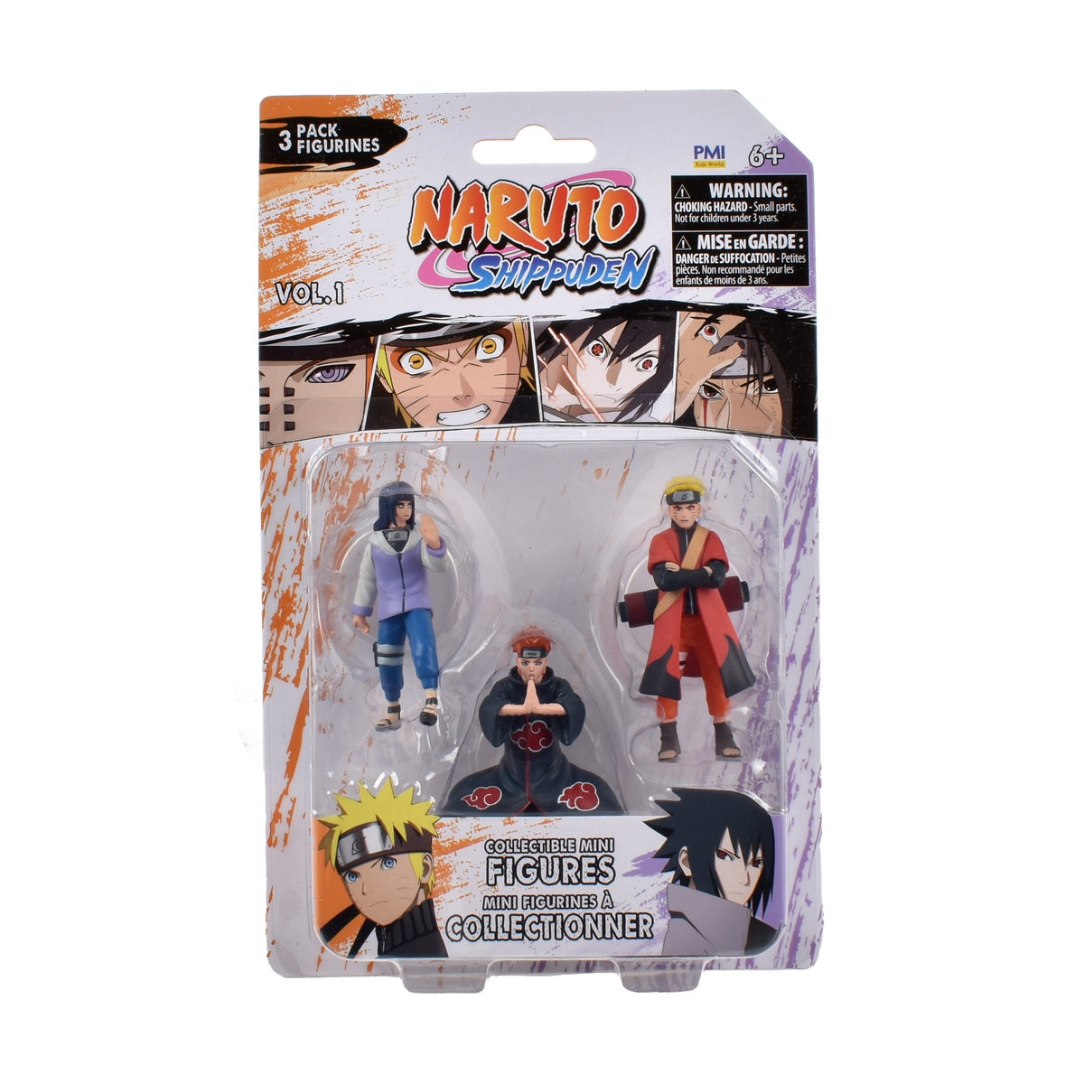 Pack 3 Figuras Coleccionables 7 Cm Naruto - Hinata