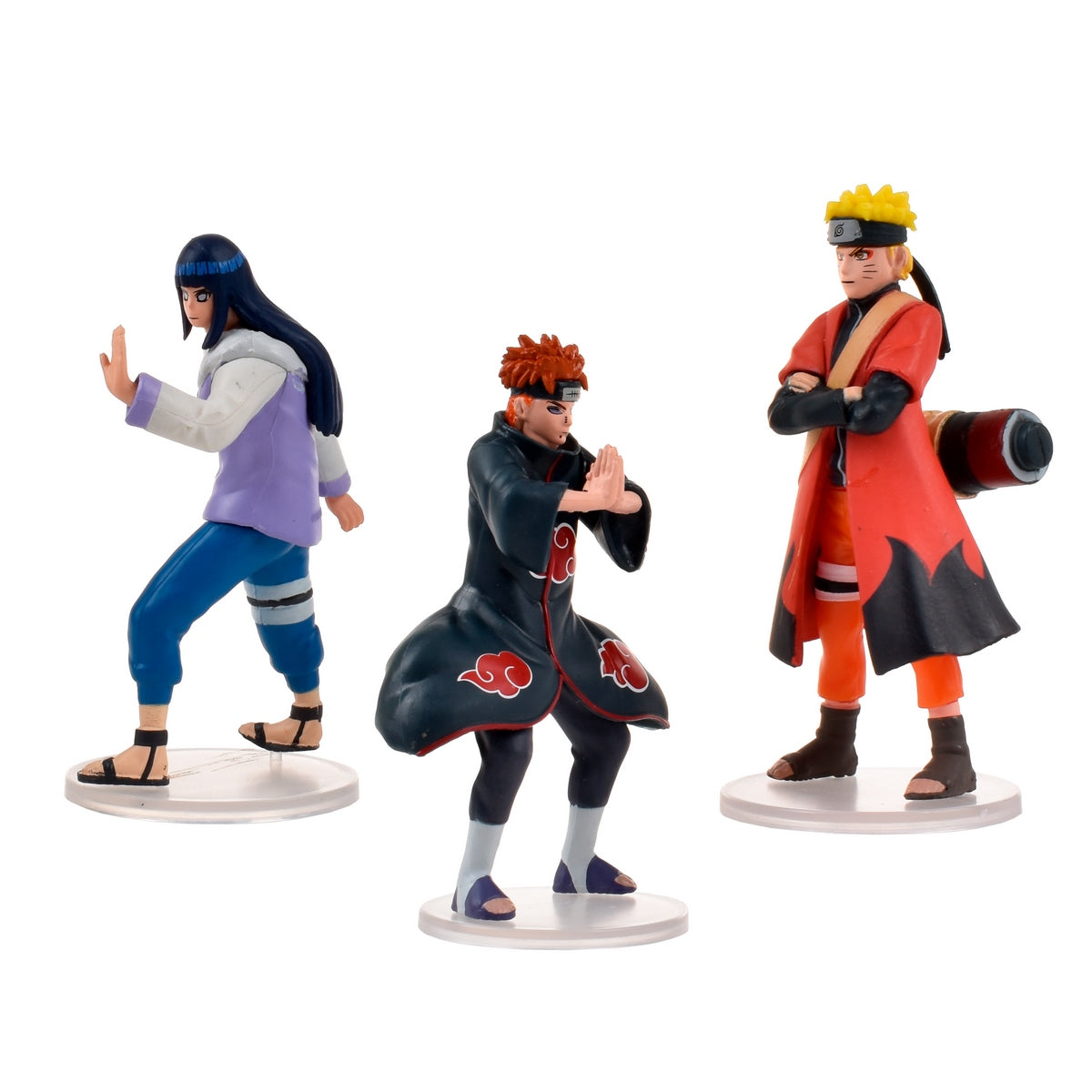Pack 3 Figuras Coleccionables 7 Cm Naruto - Hinata