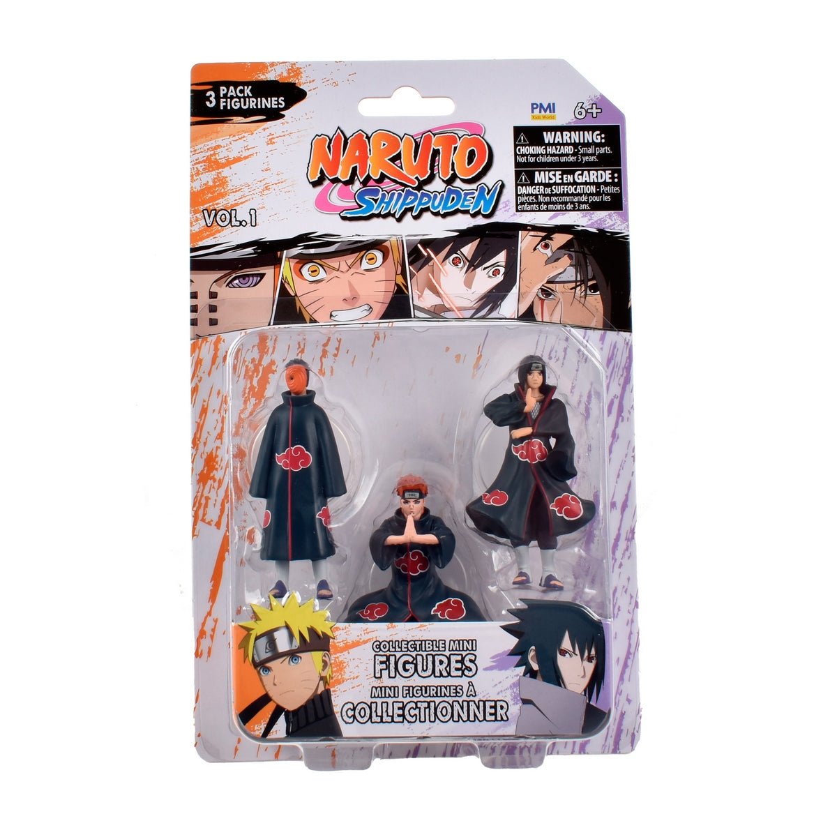 Pack 3 Figuras Coleccionables 7 Cm Naruto - Tobi