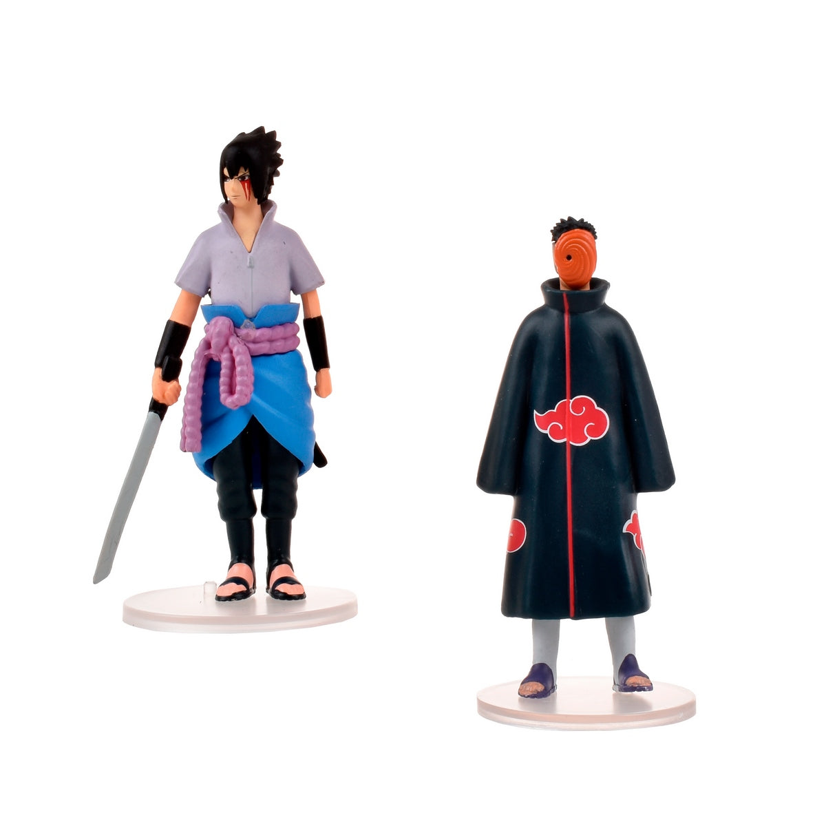 Pack 2 Figuras Coleccionables 7 Cm Naruto - Sasuke