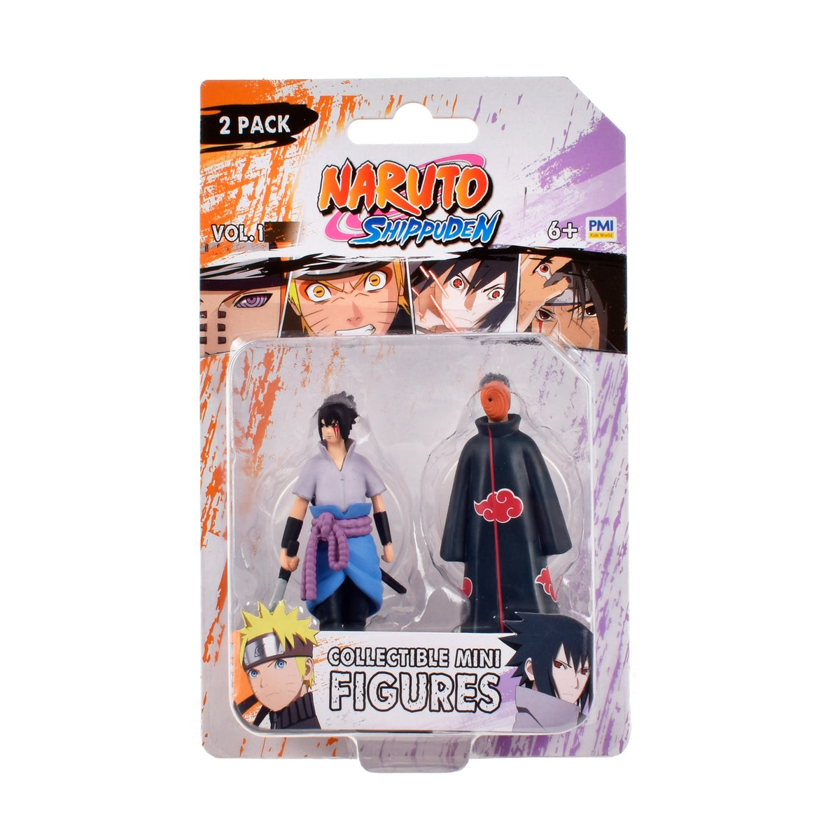 Pack 2 Figuras Coleccionables 7 Cm Naruto - Sasuke