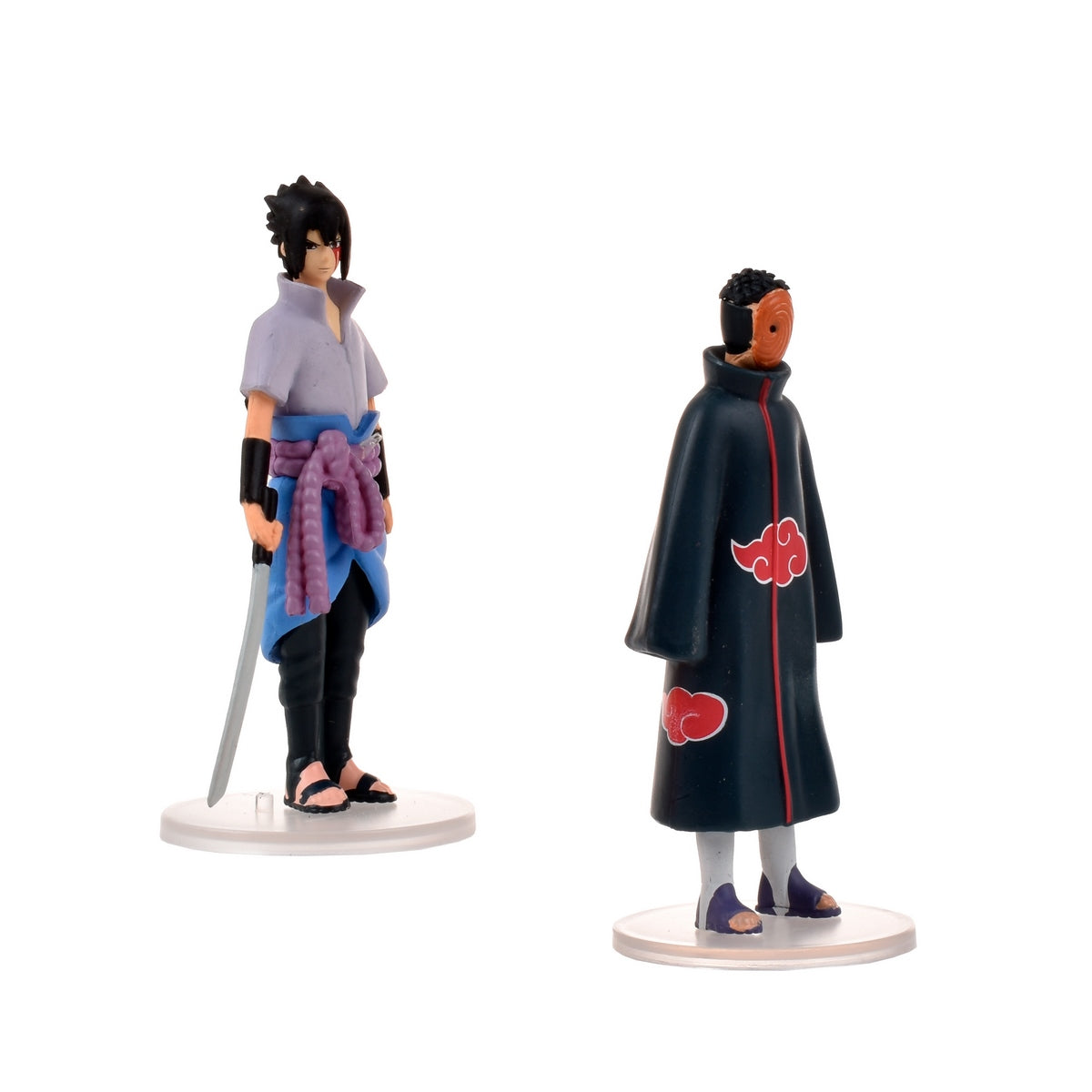 Pack 2 Figuras Coleccionables 7 Cm Naruto - Sasuke