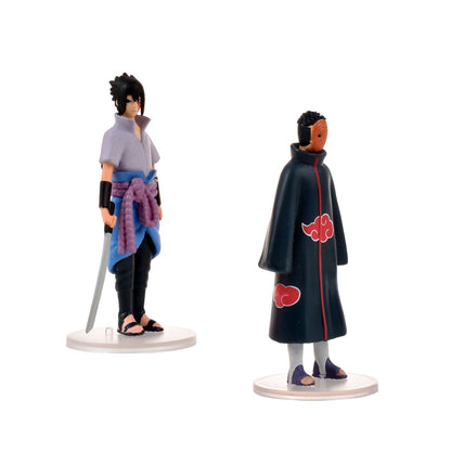 Pack 2 Figuras Coleccionables 7 Cm Naruto - Sasuke