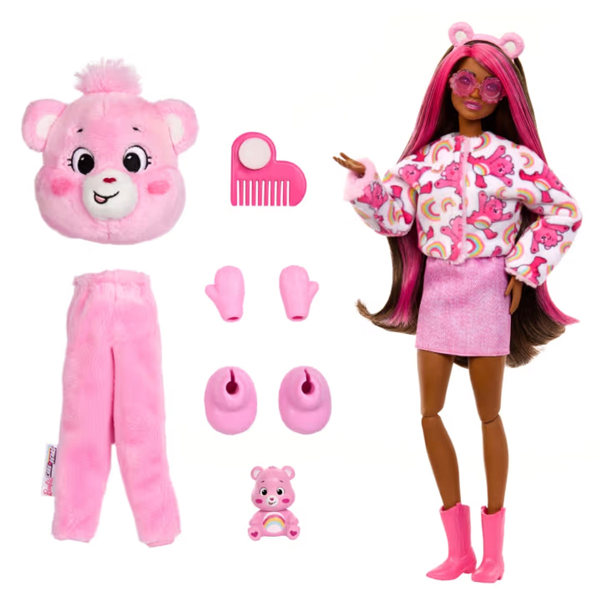 Barbie Cutie Reveal Barbie X Care Bears - Rosa