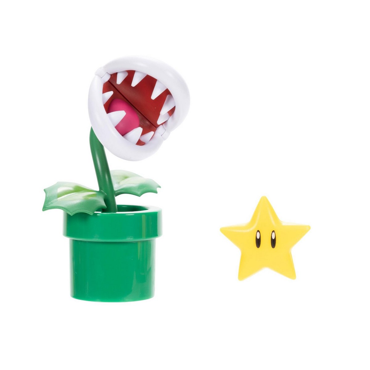 Figuras Super Mario - Planta Íraña Con Superestrella
