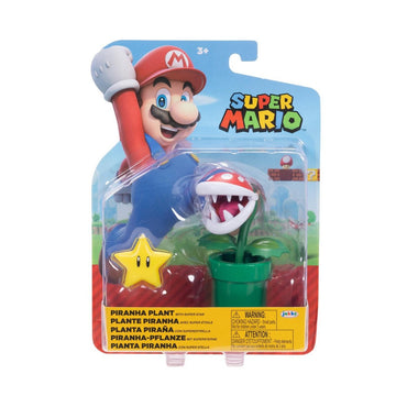 Figuras Super Mario - Planta Íraña Con Superestrella