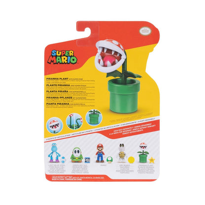 Figuras Super Mario - Planta Íraña Con Superestrella