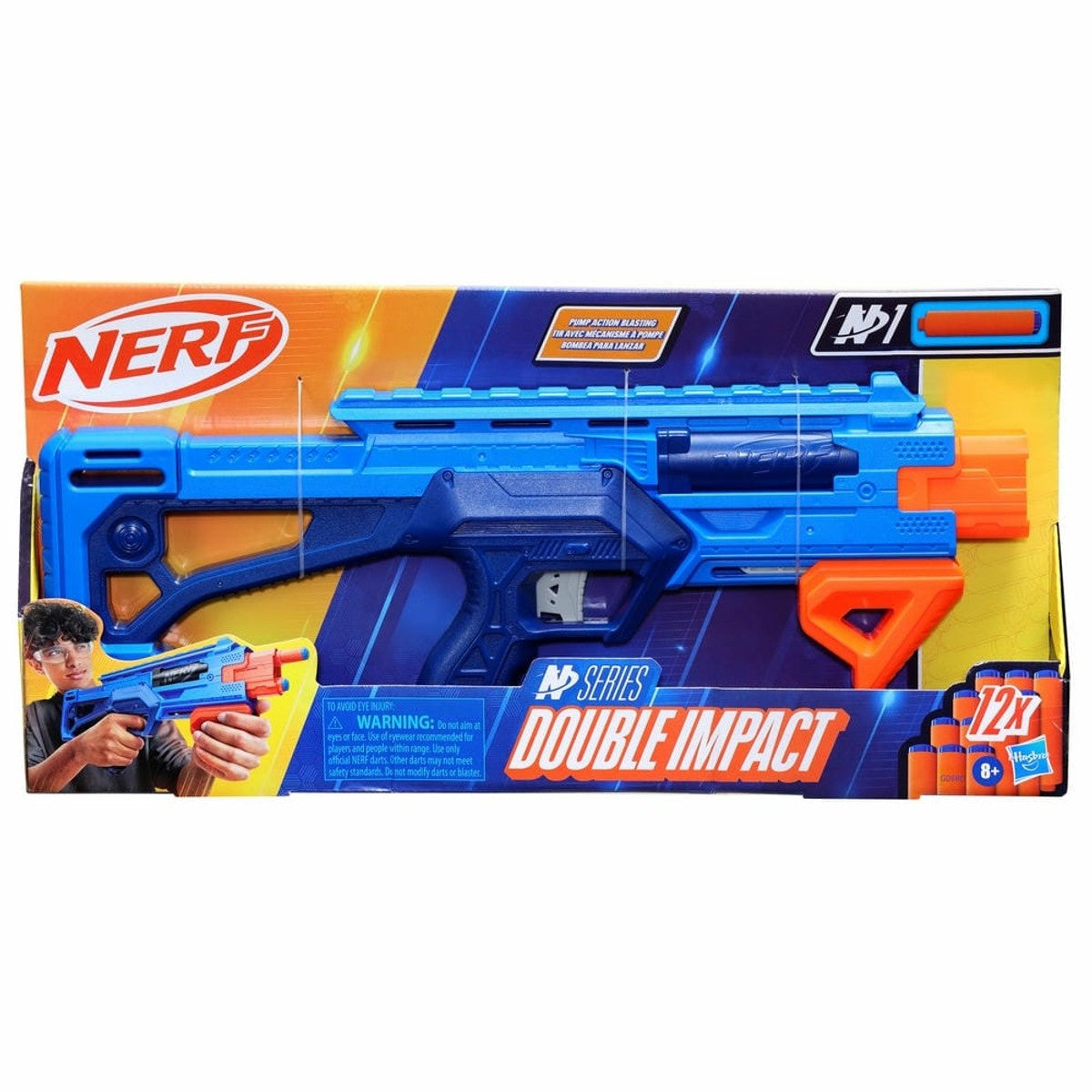 Lanzador Nerf N Series Double Impact