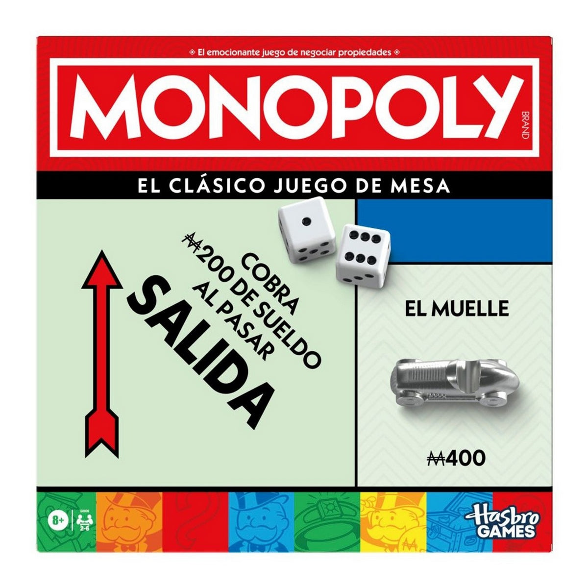 Juego De Mesa Monopoly ClÃ¡sico Hasbro