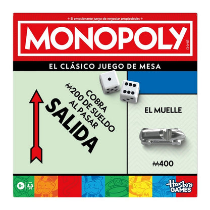 Juego De Mesa Monopoly ClÃ¡sico Hasbro