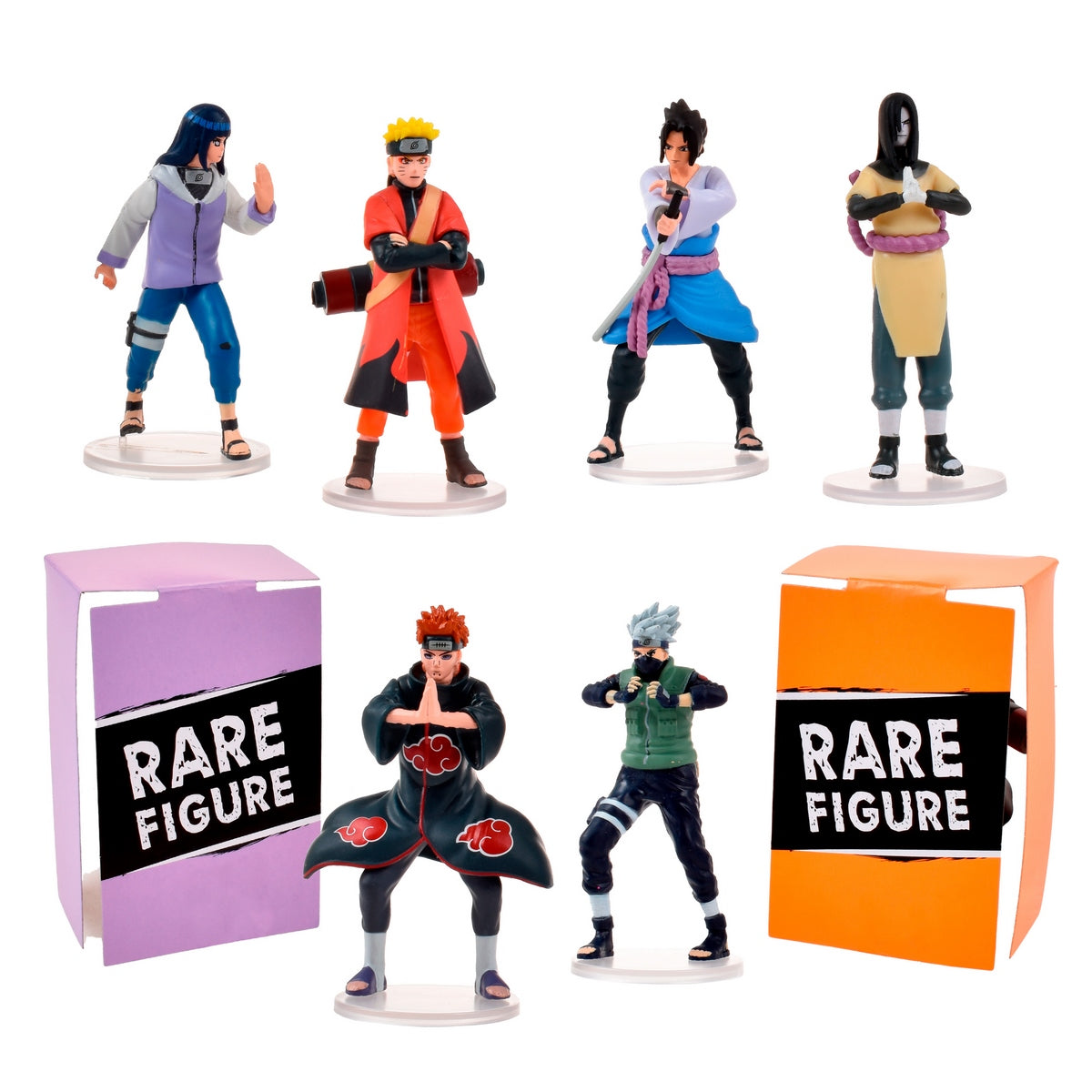 Pack 5 Figuras Coleccionables 7 Cm Naruto - Orochimaru