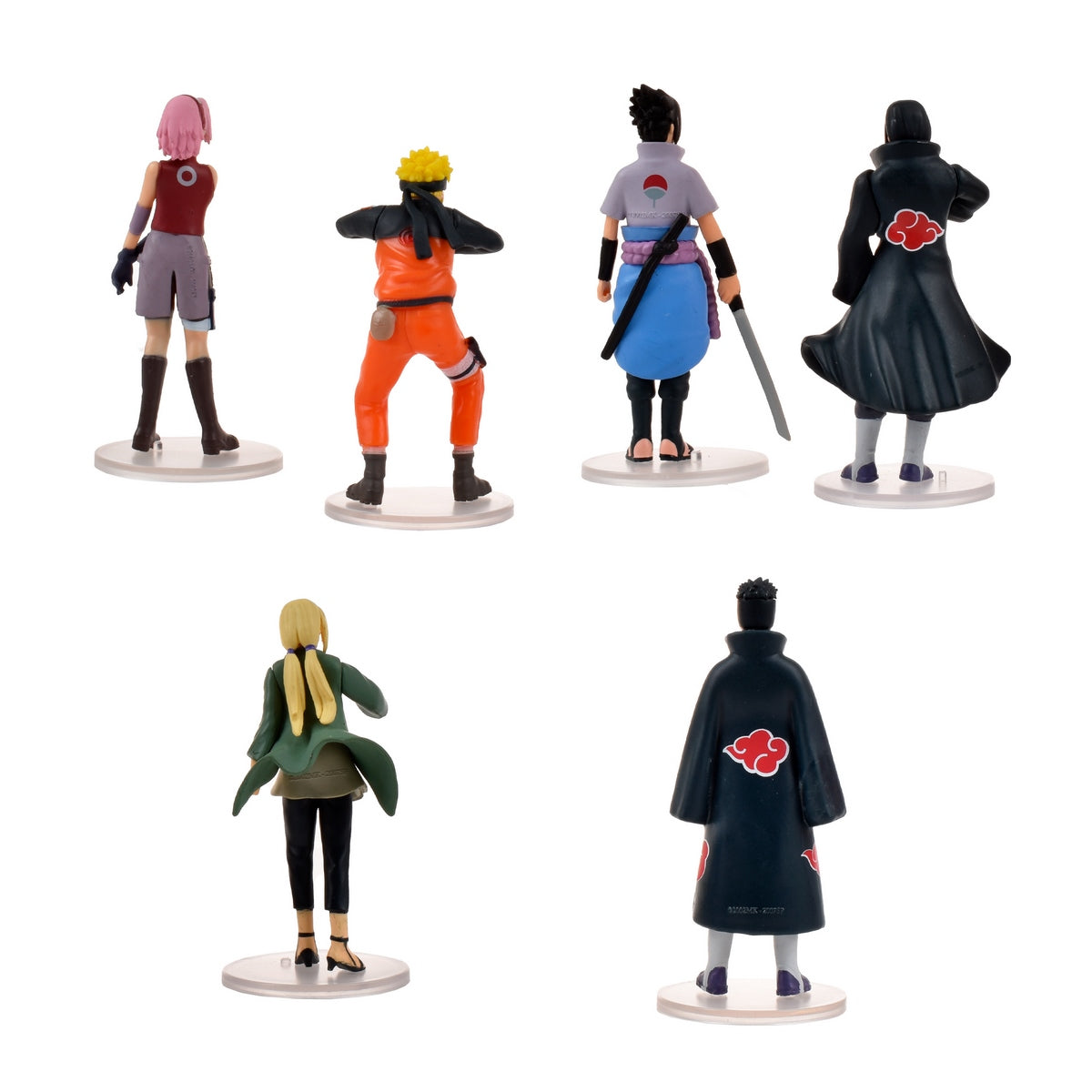 Pack 5 Figuras Coleccionables 7 Cm Naruto - Itachi