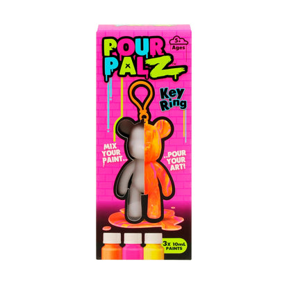 Oso Llavero Para Pintar Pour Palz - Rosado