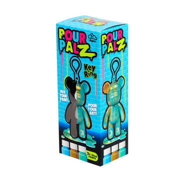 Oso Llavero Para Pintar Pour Palz - Celeste