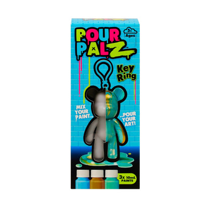Oso Llavero Para Pintar Pour Palz - Celeste