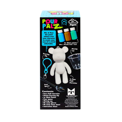 Oso Llavero Para Pintar Pour Palz - Celeste