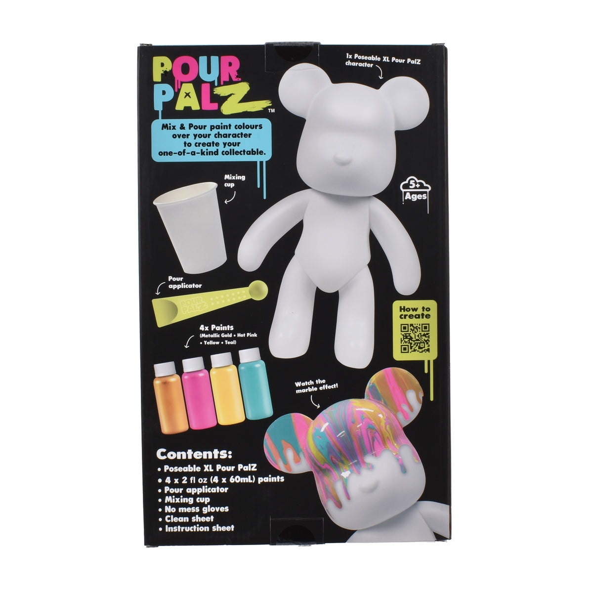 Oso Grande Para Pintar Pour Palz - Gold Gumdrop