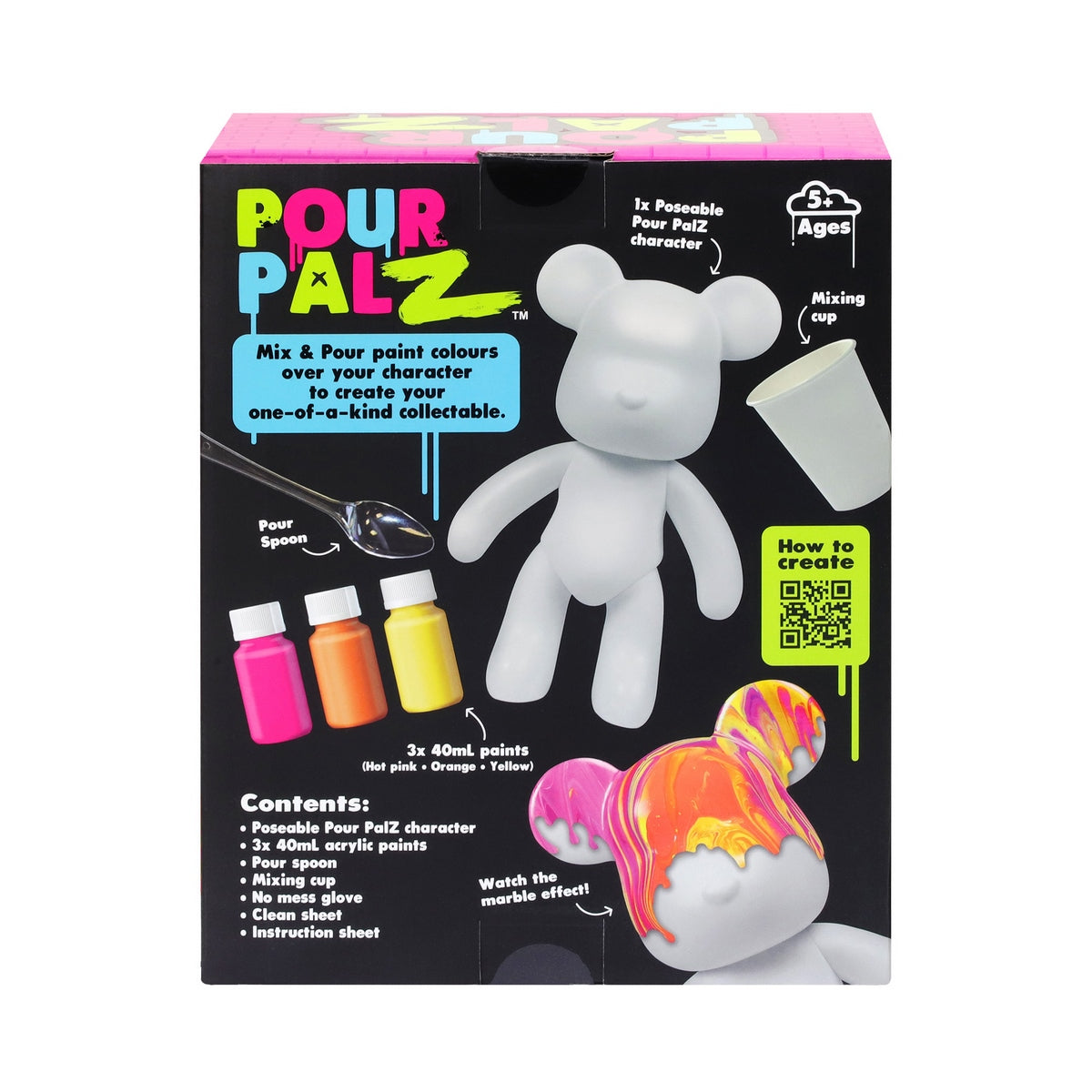 Oso Mediano Para Pintar Por Palz - Mango Sunset