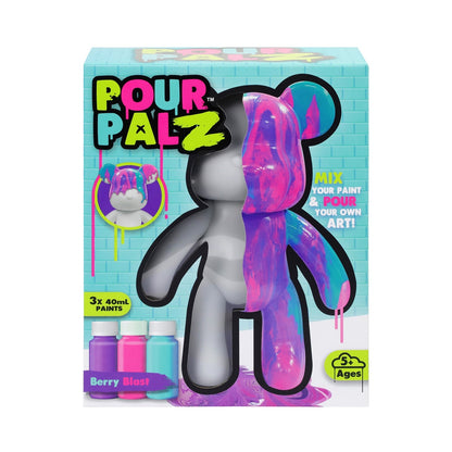 Oso Mediano Para Pintar Por Palz - Berry Blast