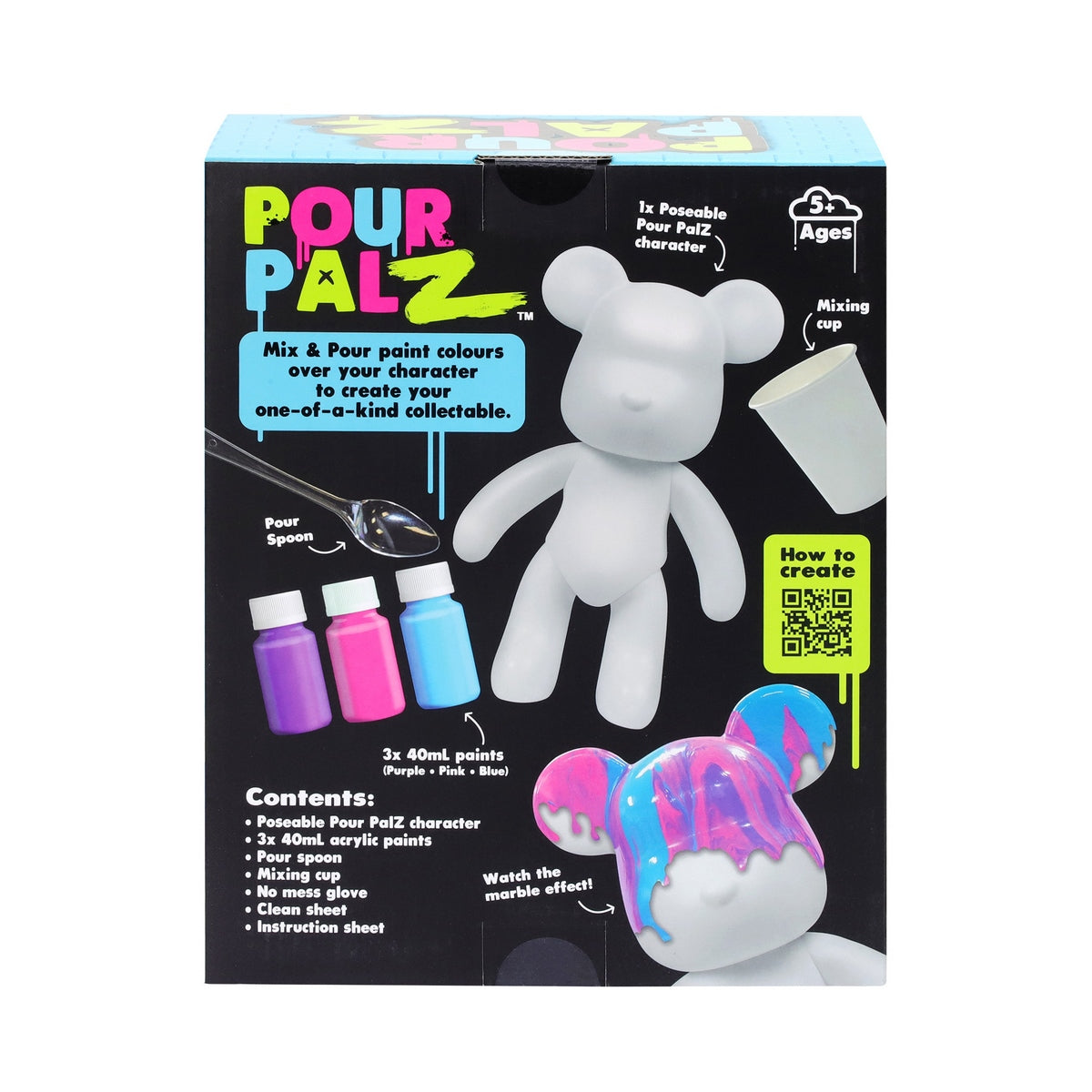 Oso Mediano Para Pintar Por Palz - Berry Blast