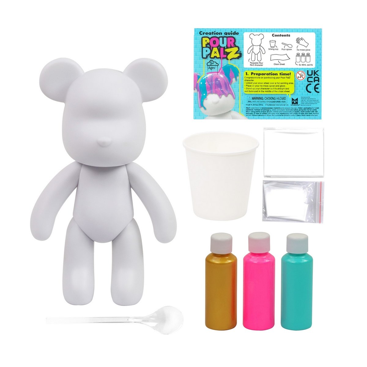 Oso Mediano Para Pintar Por Palz - Golden Dream