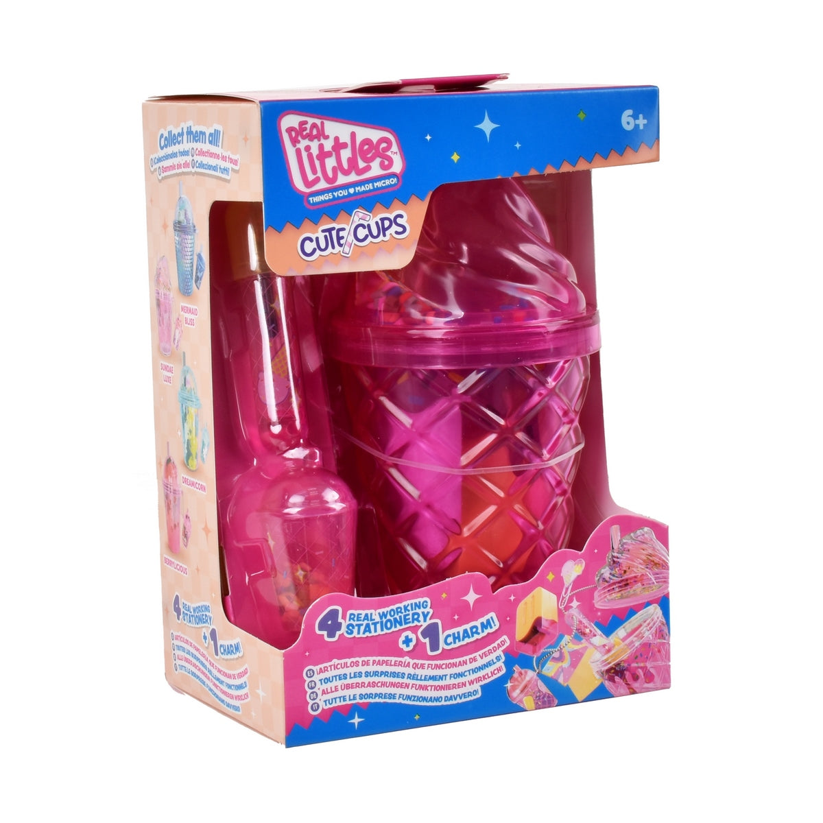 Mini Vasocute Cups Con Accesorios Real Littles - Sundae Luxe