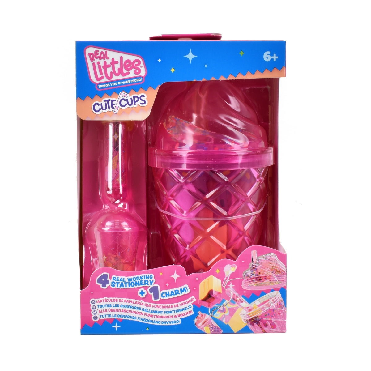 Mini Vasocute Cups Con Accesorios Real Littles - Sundae Luxe