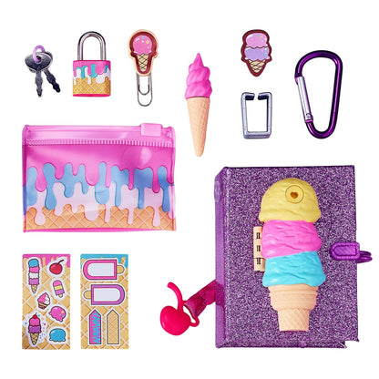 Mini Diario De Vida Con Accesorios Real Littles - Ice Cram Secrets