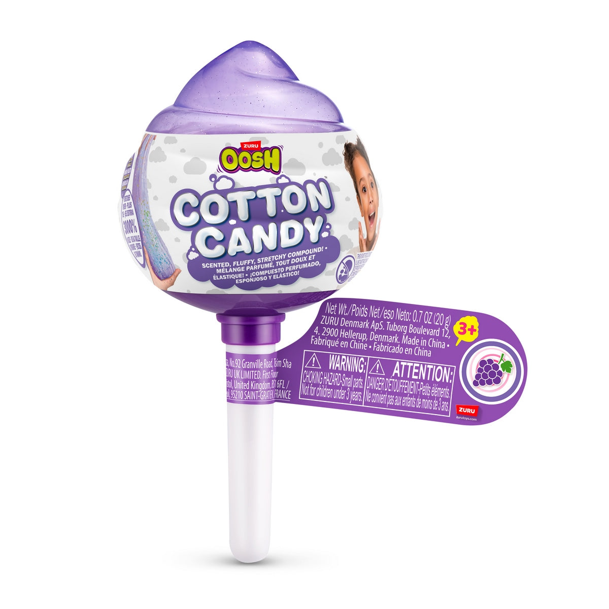 Slime Cotton Candy Oosh - Morado