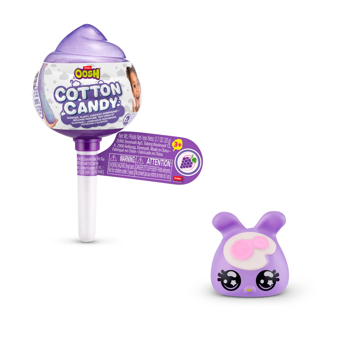 Slime Cotton Candy Oosh - Morado