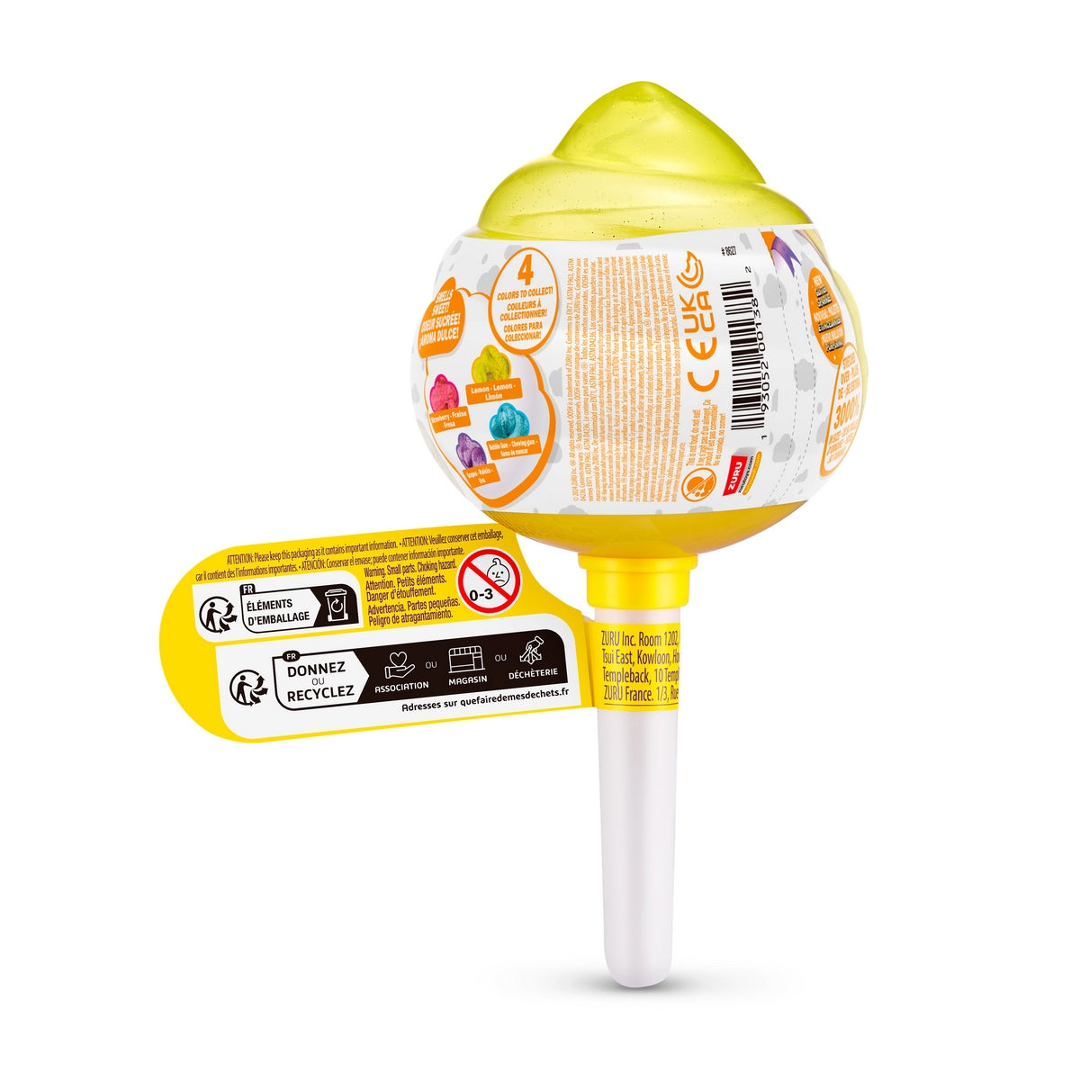 Slime Cotton Candy Oosh - Amarillo