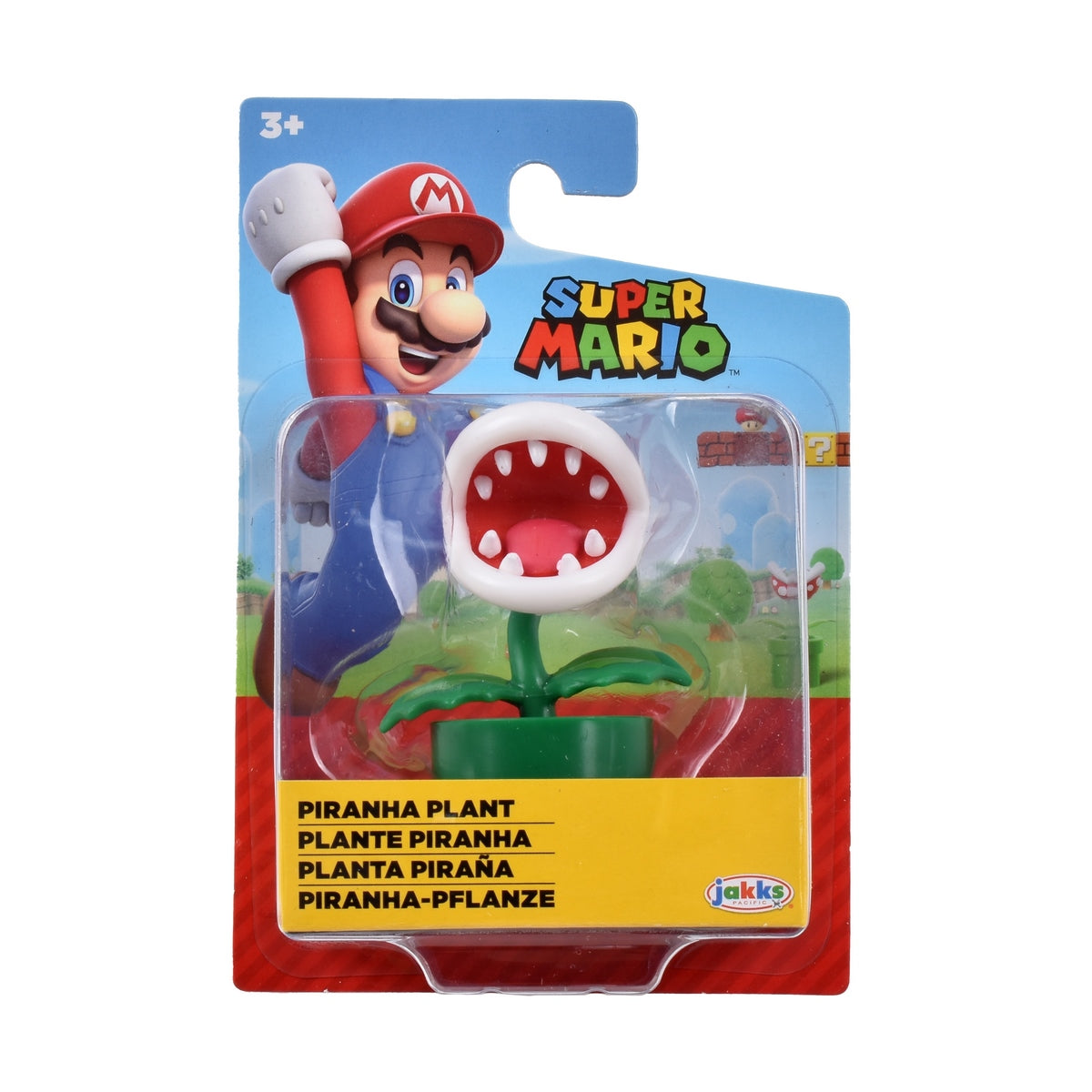 Figuras 6 Cm Super Mario De Nintendo Wave 54 - Planta Piraña