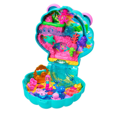 Polly Pocket Set De Juego Mundo De Compactos De Polly - Compacto Isla De Glitter