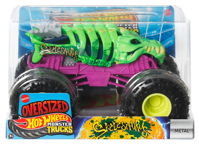 Hot Wheels Monster Trucks Escala 1:24 - Skelesaurus