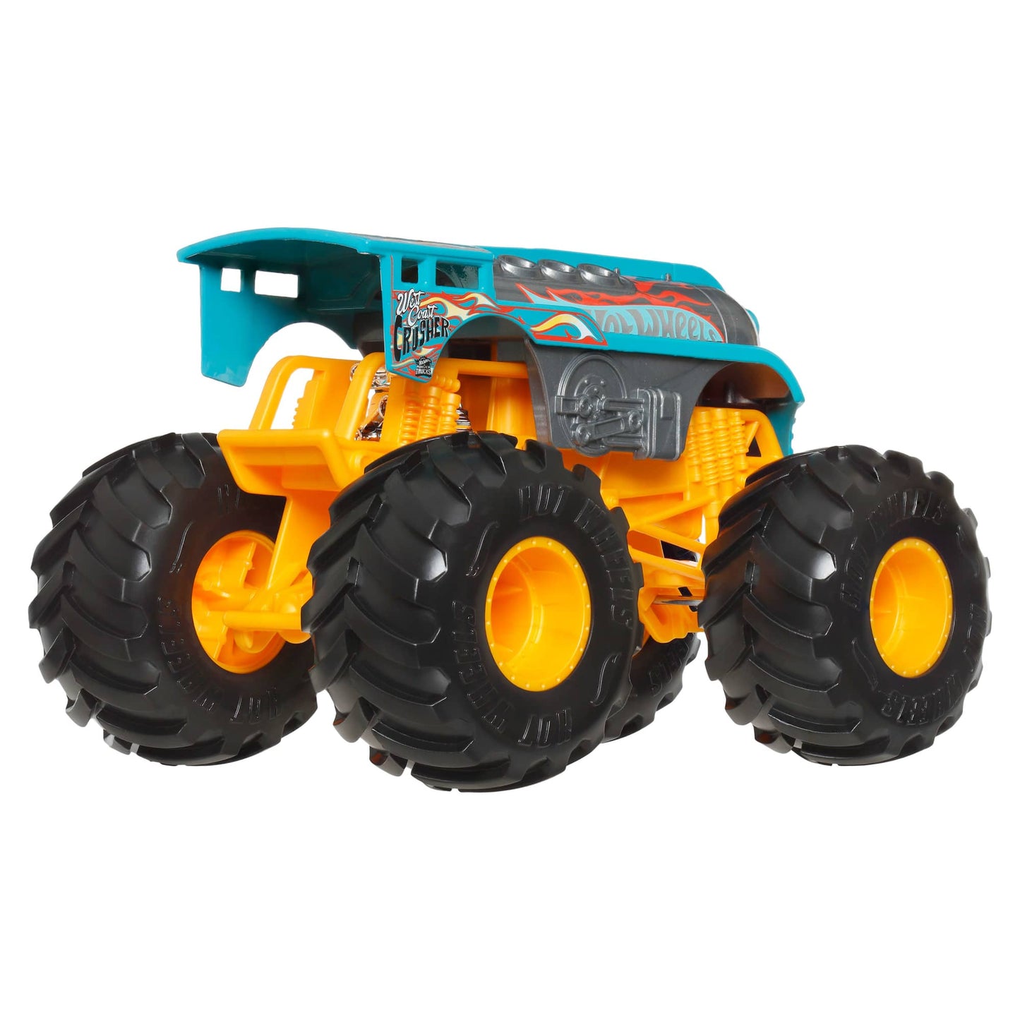 Hot Wheels Monster Trucks Escala 1:24 Todoterreno - West Coast Crusher