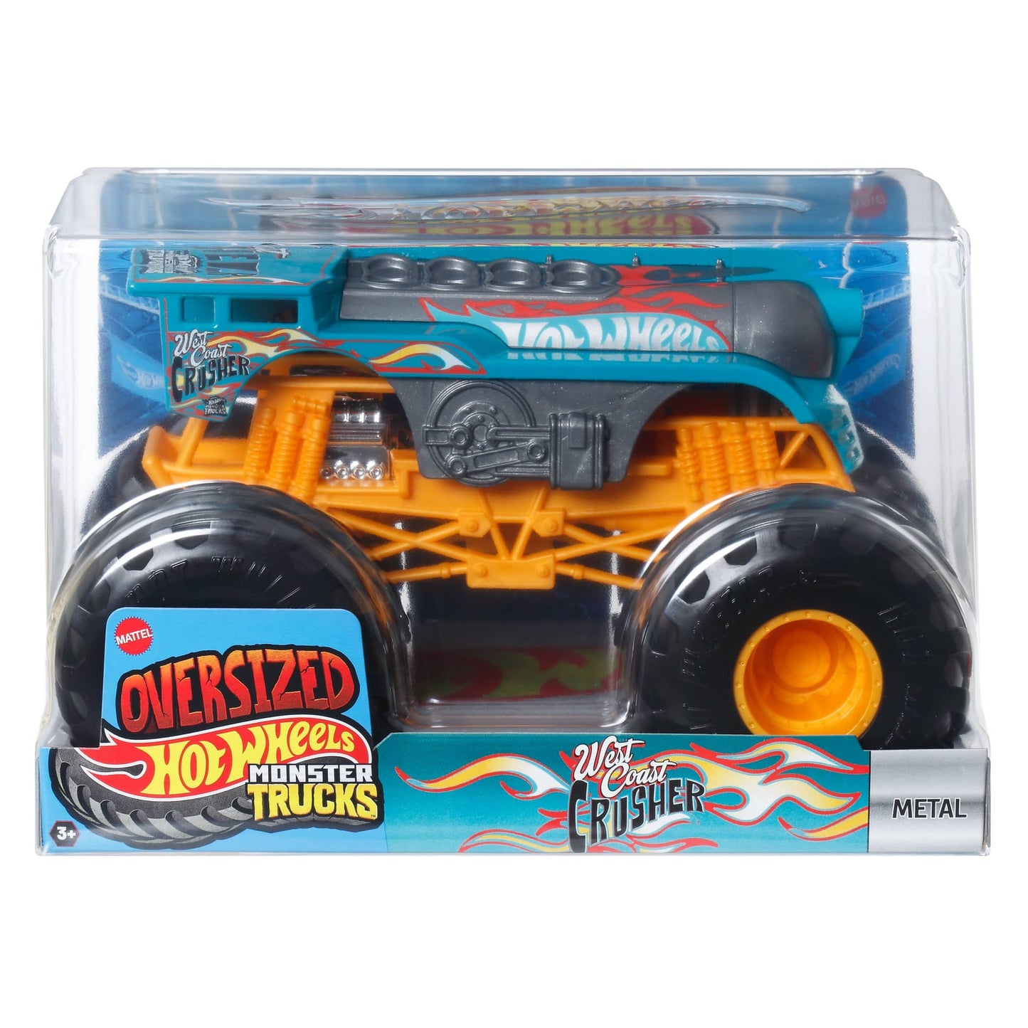 Hot Wheels Monster Trucks Escala 1:24 Todoterreno - West Coast Crusher