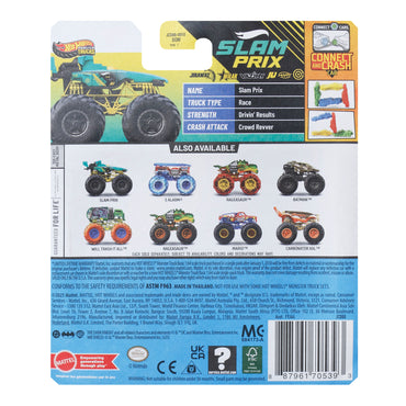 Hot Wheels Monster Truck Escala 1:64 - Slam Prix