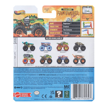 Hot Wheels Monster Truck Escala 1:64 - Rageasaur