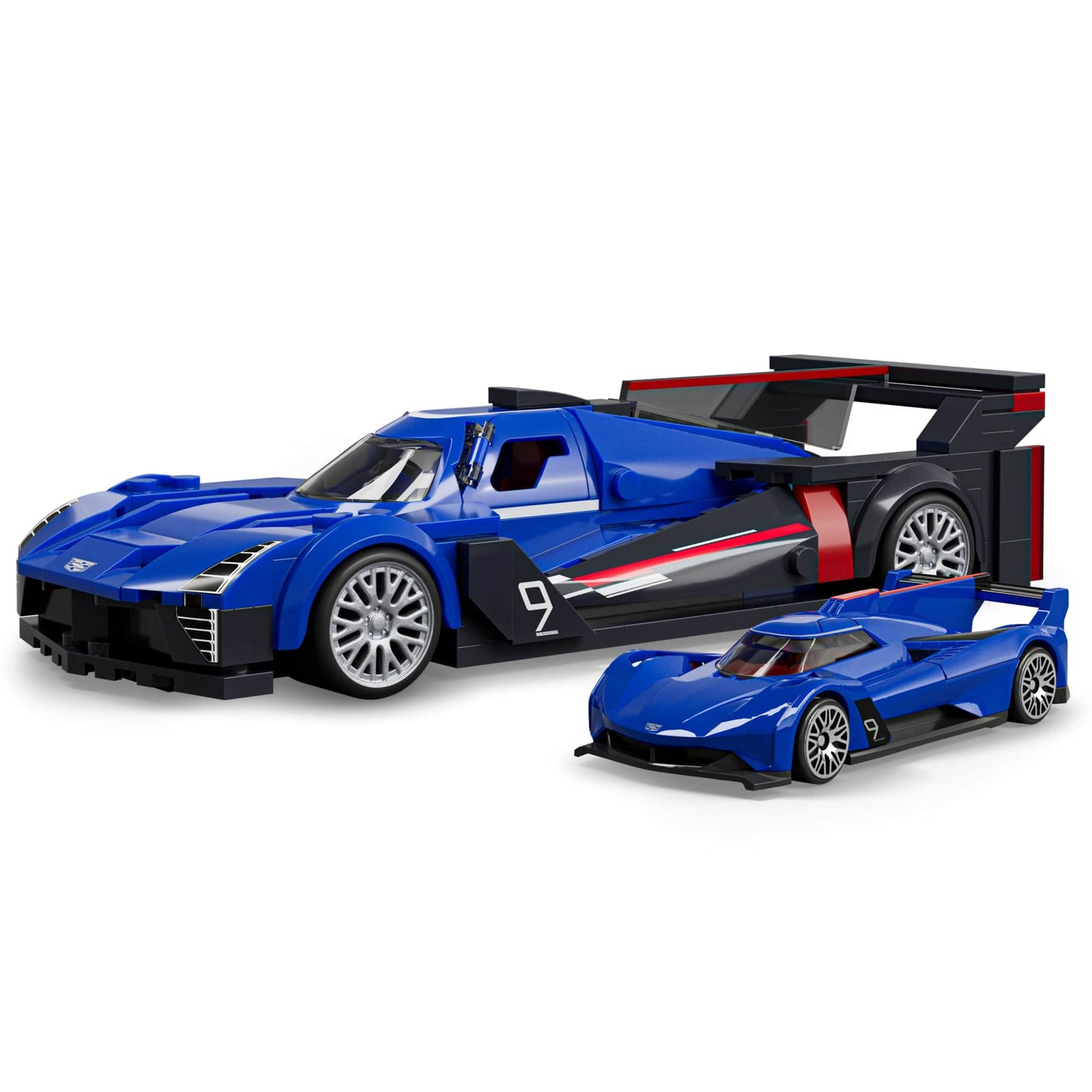 Brick Shop Hot Wheels Juguete de Construcción Speed Cadillac Project GTP Hypercar Escala 1:32 con Piezas Personalizables, Incluye Placa de Colección y Auto Exclusivo de Metal
