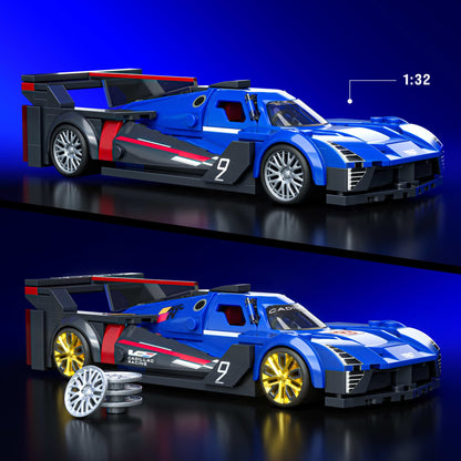 Brick Shop Hot Wheels Juguete de Construcción Speed Cadillac Project GTP Hypercar Escala 1:32 con Piezas Personalizables, Incluye Placa de Colección y Auto Exclusivo de Metal