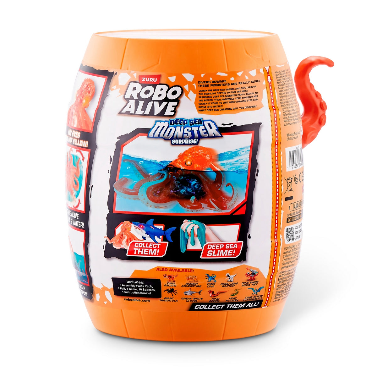 Mounstruos Sorpresa Profundidades Marinas Robo Alive De Zuru - Pulpo