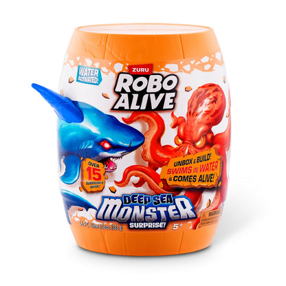 Mounstruos Sorpresa Profundidades Marinas Robo Alive De Zuru - Tiburon