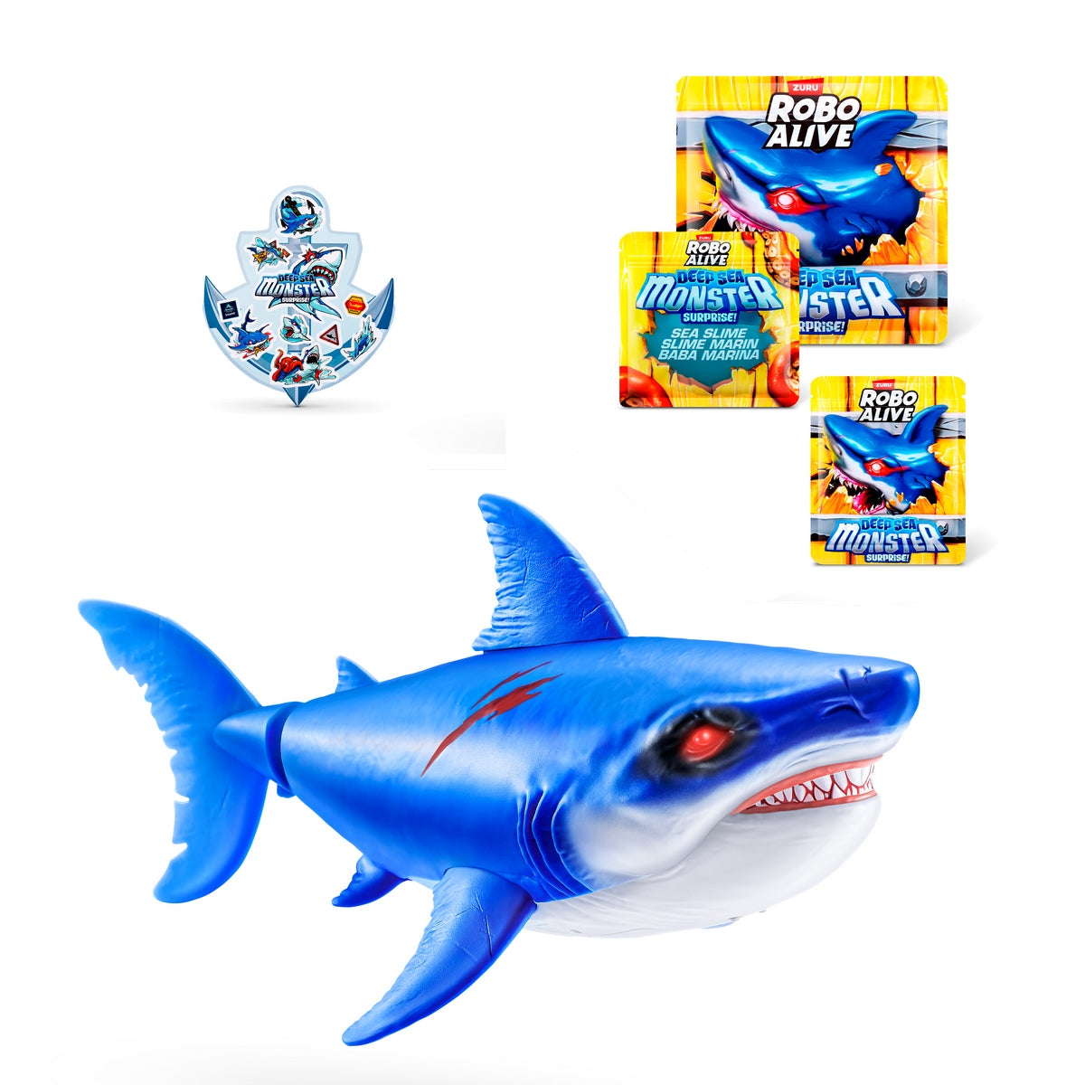 Mounstruos Sorpresa Profundidades Marinas Robo Alive De Zuru - Tiburon